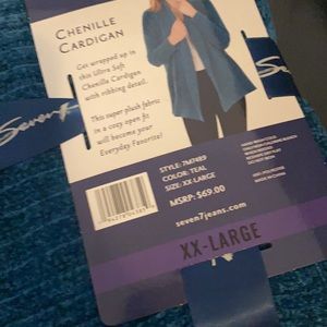 Beautiful teal cardigan